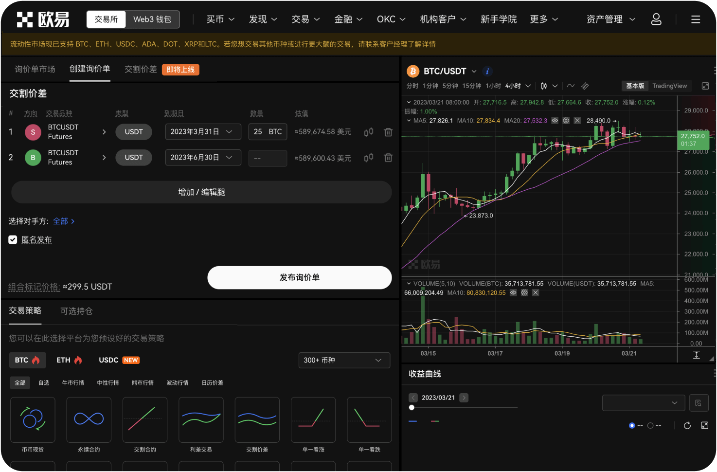 能否在TradingView上直接交易Bybit的比特币